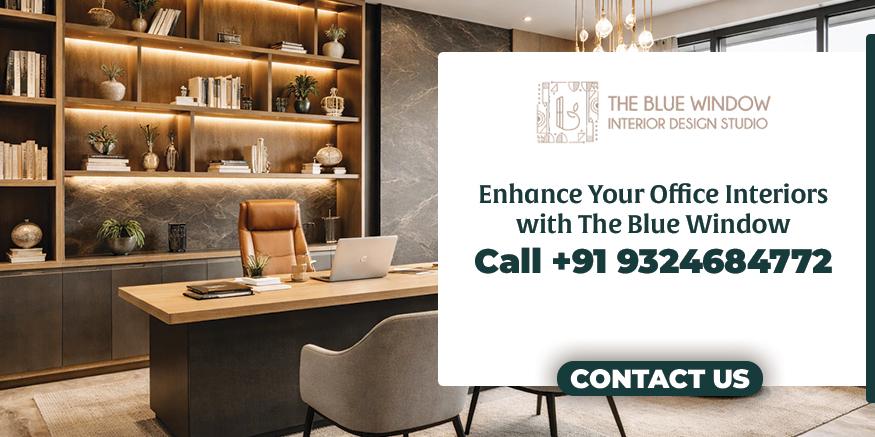 Contact us to enhance your office interiors with commercial interior designers in Mumbai